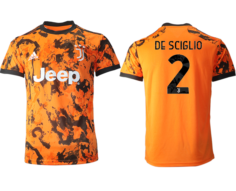 Men 2020-2021 club Juventus Second away aaa version #2 orange Soccer Jerseys